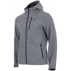 4F Męska Kurtka Softshellowa H4Z17 sfm002 Ciemny Szary Melanż Xxl. Szare kurtki sportowe męskie 4f, m, melanż, z polaru. W wyprzedaży za 179,00 zł.