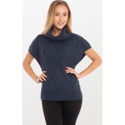 Sweter w kolorze granatowym. Niebieskie golfy damskie marki Jimmy Sanders, l, ze splotem. W wyprzedaży za 122,95 zł.