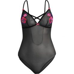 Bluzki body: Hunkemöller YOLANDE EMBROIDERED Body black
