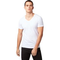 Tom Tailor Denim Koszulka Biały. Białe podkoszulki męskie TOM TAILOR DENIM, m, bez wzorów, z bawełny, z krótkim rękawem. Za 75,95 zł.