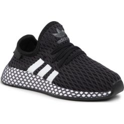 Buty adidas - Deerupt Runner C CG6850 Cblack/Ftwwht/Grefiv. Czarne półbuty dziewczęce Adidas, na sznurówki. Za 249,00 zł.