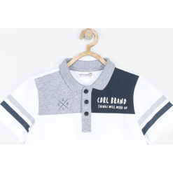 Koszulka. Białe t-shirty chłopięce AWESOME, z aplikacjami, z elastanu, z krótkim rękawem. Za 49,90 zł.