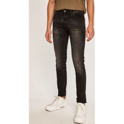 Jack & Jones - Jeansy Glenn. Czarne jeansy męskie Jack & Jones, l, bez wzorów. W wyprzedaży za 139,90 zł.