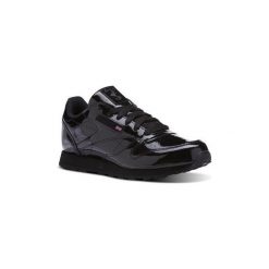 Buty Reebok Sport Classic Leather Patent CN2061. Czarne buty sportowe damskie Reebok Sport, bez wzorów, bez zapięcia. Za 206,29 zł.