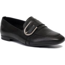 Lordsy GINO ROSSI - DMI657-IKU Black. Czarne półbuty damskie Gino Rossi, ze skóry, bez obcasa, na obcasie. Za 299,99 zł.