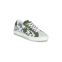Buty Mustang 2874302-277. Zielone trampki i tenisówki damskie Mustang, bez wzorów, bez zapięcia. Za 199,50 zł.