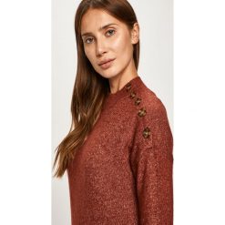 Vero Moda - Sweter. Szare swetry damskie Vero Moda, s, bez wzorów, z elastanu, bez rękawów, bez kaptura. W wyprzedaży za 69,90 zł.