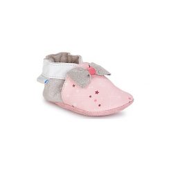Kapcie niemowlęce Dziecko Robeez BALLET. Czerwone kapcie dziewczęce marki Robeez. Za 149,00 zł.
