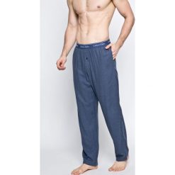 Calvin Klein Underwear - Spodnie piżamowe. Niebieskie piżamy męskie marki Calvin Klein Underwear, s, z bawełny. W wyprzedaży za 139,90 zł.