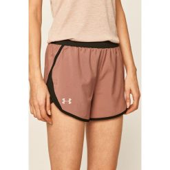 Under Armour - Szorty. Różowe spodenki sportowe damskie Under Armour, s, bez wzorów, z poliesteru, sportowe. Za 119,90 zł.