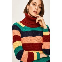 Answear - Sweter. Swetry damskie ANSWEAR, s, bez wzorów, z dzianiny, bez rękawów. W wyprzedaży za 49,90 zł.