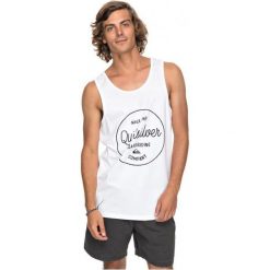 Quiksilver Koszulka Męska Morninslidetank M Tees wbb0 White M. Białe koszulki męskie marki Quiksilver, m, z nadrukiem, z bawełny, sportowe, bez kołnierzyka, bez rękawów. W wyprzedaży za 69,00 zł.