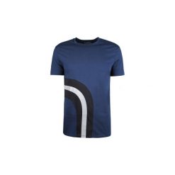 T-shirty z krótkim rękawem Trussardi -. Niebieskie t-shirty męskie Trussardi, xl, bez wzorów, bez kołnierzyka, krótkie. Za 159,00 zł.