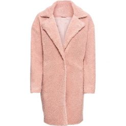 Płaszcz ze sztucznego futerka bonprix jasnoróżowy. Czerwone płaszcze damskie bonprix. Za 219,99 zł.