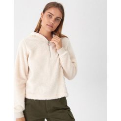 Bluza z kapturem - Kremowy. Białe bluzy damskie House, s, bez wzorów, bez rękawów, z kapturem. Za 69,99 zł.