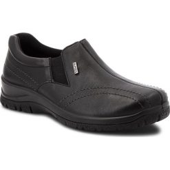 Półbuty COMFORTABEL - 942110 Schwarz 1. Czarne półbuty damskie Comfortabel, na co dzień, bez wzorów, ze skóry, bez obcasa, na płaskiej podeszwie, bez zapięcia. W wyprzedaży za 249,00 zł.
