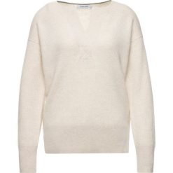 Sweter Calvin Klein K20K201320. Brązowe swetry damskie Calvin Klein, xs, bez wzorów, z wełny, klasyczne, bez rękawów, bez kaptura. W wyprzedaży za 229,00 zł.