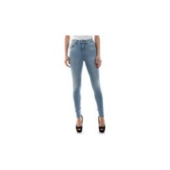 Jeansy skinny Liu Jo C19233 D4228 MONROE. Niebieskie jeansy damskie Liu Jo, bez wzorów, z jeansu. Za 412,74 zł.