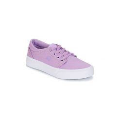 Buty Dziecko DC Shoes TRASE TX G SHOE 538. Fioletowe trampki dziewczęce DC Shoes, bez wzorów, bez zapięcia. Za 139,30 zł.