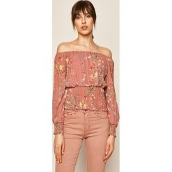 Medicine - Bluzka Boho Breeze. Czarne bluzki damskie MEDICINE, s, w kwiaty, z poliesteru, boho, bez kołnierzyka, z długim rękawem. Za 119,90 zł.