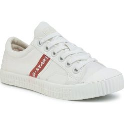 Trampki G-STAR RAW - Rovulc Og II Low Wmn D16791-158-205 Bisque. Białe półbuty damskie G-Star RAW, na co dzień, bez wzorów, z gumy, retro, bez obcasa, na płaskiej podeszwie, bez zapięcia. W wyprzedaży za 239,00 zł.