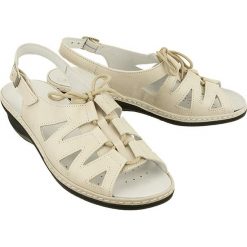 COMFORTABEL 710870-81 natural, sandały damskie. Sandały damskie Comfortabel, bez wzorów, ze skóry, bez obcasa, bez zapięcia. Za 279,90 zł.
