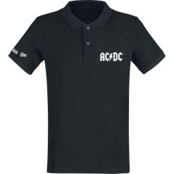 AC/DC We Salute You Koszulka Polo czarny. Czarne koszulki polo męskie marki AC/DC, l, z nadrukiem. Za 99,90 zł.