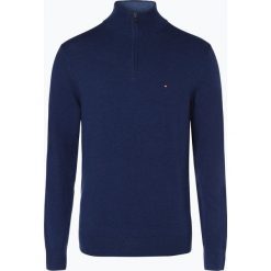 Swetry klasyczne męskie: Tommy Hilfiger – Sweter męski, niebieski