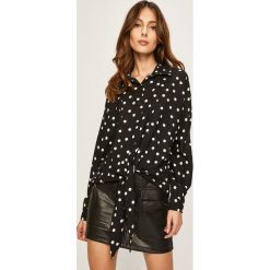 Answear - Koszula. Czarne bluzki damskie ANSWEAR, s, z elastanu, klasyczne. Za 99,90 zł.