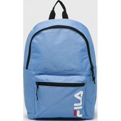 Fila - Plecak. Niebieskie plecaki damskie Fila, z nadrukiem, z poliesteru. W wyprzedaży za 89,90 zł.