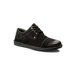 LASOCKI FOR MEN MI07-A662-A523-09A. Czarne półbuty męskie ze skóry. Za 169,99 zł.