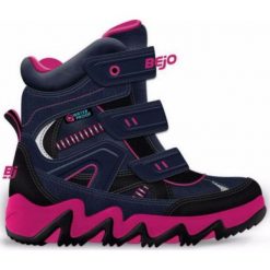 Buciki niemowlęce chłopięce: BEJO Buty dziecięce Affi Black/Navy/Fuchsia r. 35
