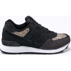 New Balance - Buty WL574FAA. Czarne buty sportowe damskie marki New Balance, z gumy. W wyprzedaży za 269,90 zł.