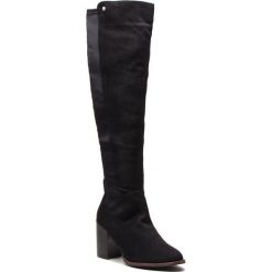 Muszkieterki BIG STAR - BB274521 Black. Czarne kozaki damskie BIG STAR, ze skóry ekologicznej, retro, bez obcasa, na obcasie, bez zapięcia. W wyprzedaży za 189,00 zł.