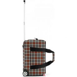 Torba na kółkach allrounder trolley glencheck. Pomarańczowe torby podróżne Reisenthel, bez wzorów. Za 399,00 zł.