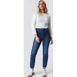Jeansy damskie: Trendyol Jeansy Tassel Detailed High Waist - Blue