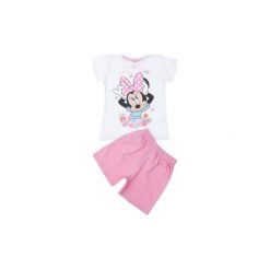 Piżama dziewczęca z krótkim rękawem Minnie. Różowe piżamy dziewczęce marki TXM, z krótkim rękawem. Za 19,99 zł.
