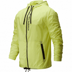 New Balance MJ01514LS2. Pomarańczowe kurtki męskie New Balance, xl, bez wzorów, z nylonu, klasyczne, bez kaptura. W wyprzedaży za 199,99 zł.
