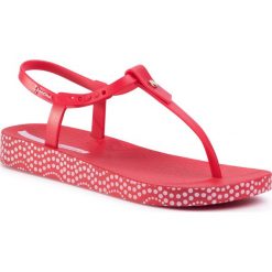 Sandały IPANEMA - Bossa Soft II Sand 82876 Red/Red 21513. Czerwone klapki damskie Ipanema, bez wzorów, z tworzywa sztucznego, bez obcasa. W wyprzedaży za 99,00 zł.