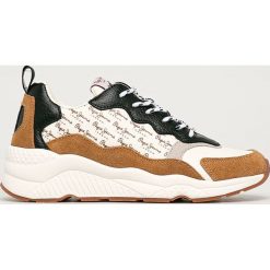 Pepe Jeans - Buty Harlow. Żółte buty sportowe damskie Pepe Jeans, bez wzorów, z jeansu, sportowe. Za 369,90 zł.