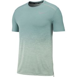 Koszulka Nike TechKnit Cool Short-Sleeve Tee M Miętowo-Szara. Szare koszulki męskie Nike, s, z nadrukiem, bez kołnierzyka, z krótkim rękawem, krótkie, do biegania. Za 174,99 zł.