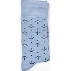 Skarpety anchor błękit. Niebieskie skarpetki męskie Recman. Za 19,90 zł.