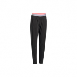 Spodnie kardio fitness 100 damskie. Czarne bryczesy damskie DOMYOS, l, z elastanu, na fitness i siłownię. Za 69,99 zł.