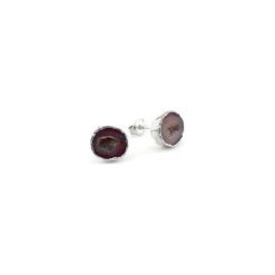 Earrings Geoda Agatu Fuksja srebro. Różowe kolczyki damskie marki Brazi druse jewelry, z agatem, srebrne. Za 170,00 zł.