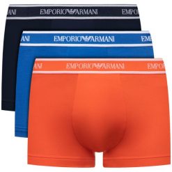 Komplet 3 par bokserek Emporio Armani Underwear 111357 0P717 66935. Bokserki męskie Emporio Armani Underwear, bez wzorów. W wyprzedaży za 149,00 zł.