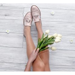 Półbuty - skóra naturalna - model 247 - kolor różowy bąbelki. Różowe półbuty damskie Zapato, ze skóry. W wyprzedaży za 224,25 zł.