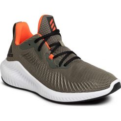 Buty adidas - Alphabounce 3 EG1393 Leggrn/Solred/Cblack. Zielone buty sportowe męskie Adidas, z tworzywa sztucznego, bez zapięcia, do biegania, adidas alphabounce. Za 399,00 zł.