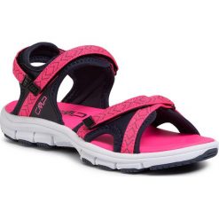 Sandały CMP - Almaak Wmn Hiking Sandal 38Q9946 Antracite/Gloss 82UE. Różowe klapki damskie CMP, bez wzorów, ze skóry ekologicznej, bez obcasa. W wyprzedaży za 139,00 zł.