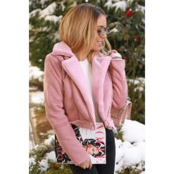 Damska kurtka VIORA PINK. Różowe kurtki damskie s, z puchu, krótkie. W wyprzedaży za 199,00 zł.