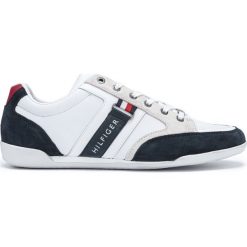 Tommy Hilfiger Tenisówki Biały. Białe trampki męskie TOMMY HILFIGER, bez wzorów, ze skóry, bez zapięcia. Za 426,95 zł.